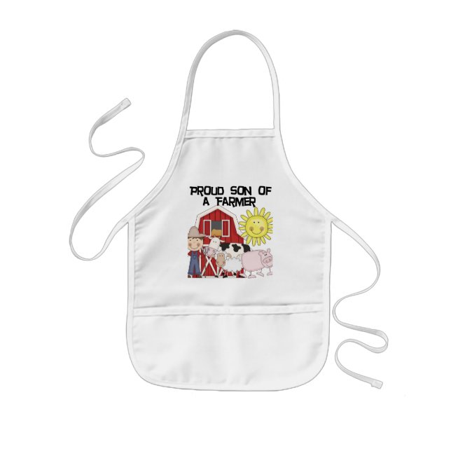 Proud Son of a Farmer Tshirts and Gifts Kids' Apron (Front)