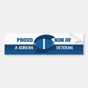 Proud Son of a Korean Veteran Bumper Sticker