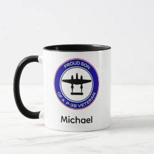 Proud Son of a P-38 Veteran Mug