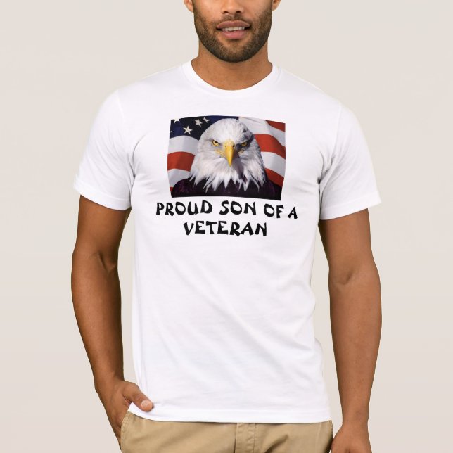 PROUD SON OF A VETERAN T-SHIRT (Front)