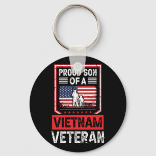 Proud Son Of A Vietnam Veteran Keychain