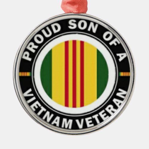 Proud Son of a Vietnam Veteran Ornament