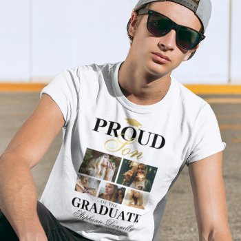 Proud Son Of The Graduate T-shirt by special_stationery at Zazzle