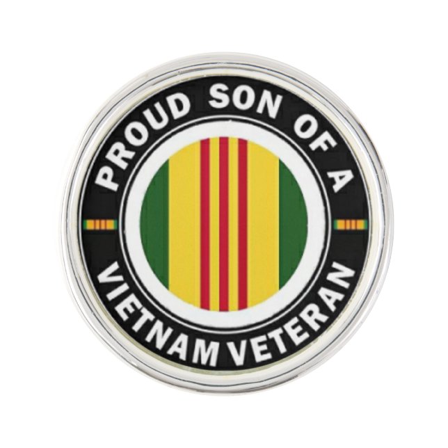 Proud Son of Vietnam Vet Lapel Pin (Front)