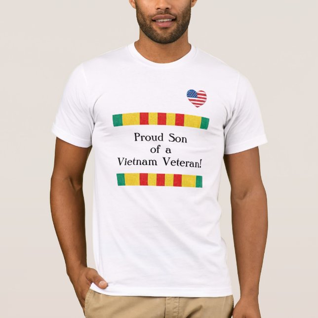 Proud Son Vietnam Veteran T-Shirt (Front)