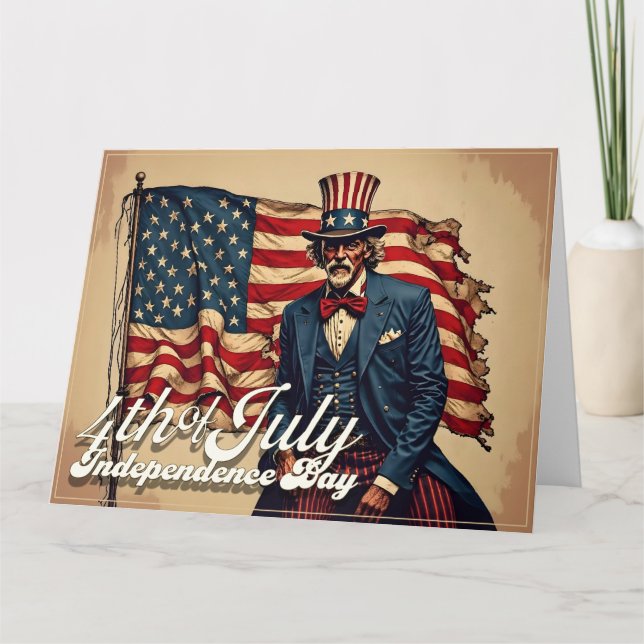 Proud Soul of the 4th of July Card (Front)