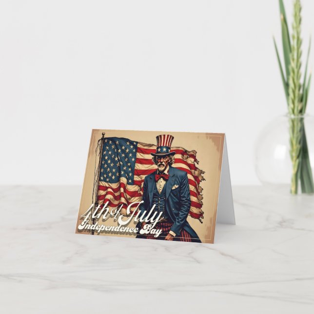 Proud Soul of the 4th of July Card (Front)
