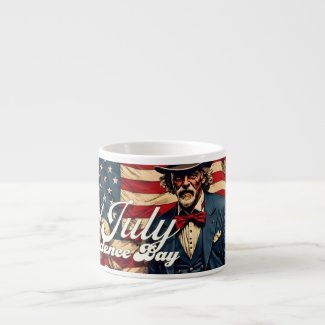 Proud Soul of the 4th of July Espresso Cup