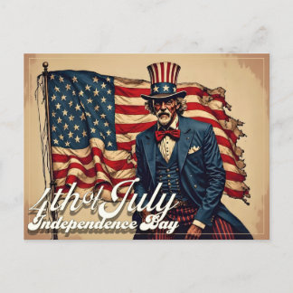 Proud Soul of the 4th of July Holiday Postcard