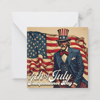Proud Soul of the 4th of July Note Card