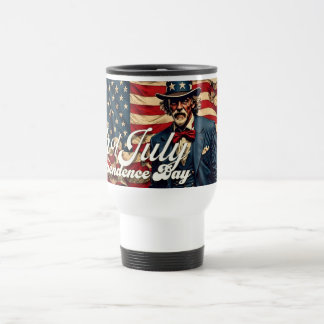 Proud Soul of the 4th of July Travel Mug