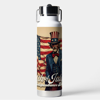 Proud Soul of the 4th of July Water Bottle