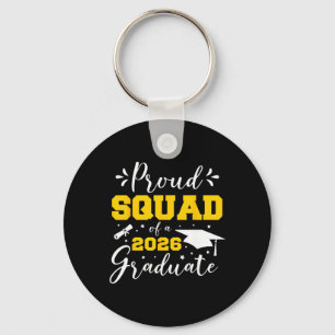 Proud Squad Of A 2026 Graduate Matching Senior Gra Keychain
