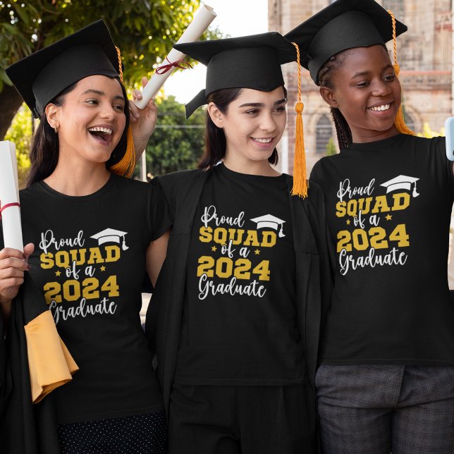 Proud Squad of the Graduate 2024 T-Shirt (Creator Uploaded)