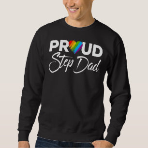 Proud Step Dad Gay Pride Month Lgbtq Sweatshirt