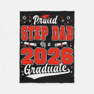 Proud Step Grandma Of 5th Grade Graduate 2026 Fami Fleece Blanket