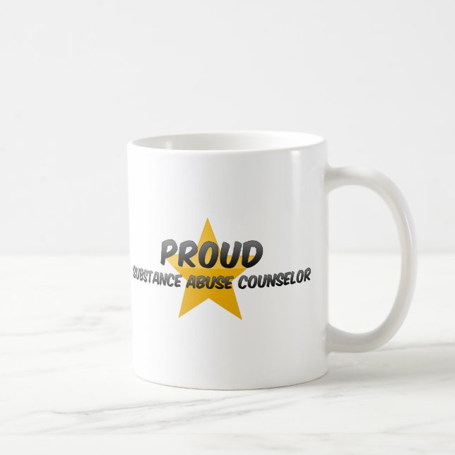 Proud Substance Abuse Counselor Coffee Mug (Right)