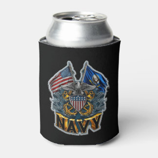 Proud Supporter Navy | Can Cooler