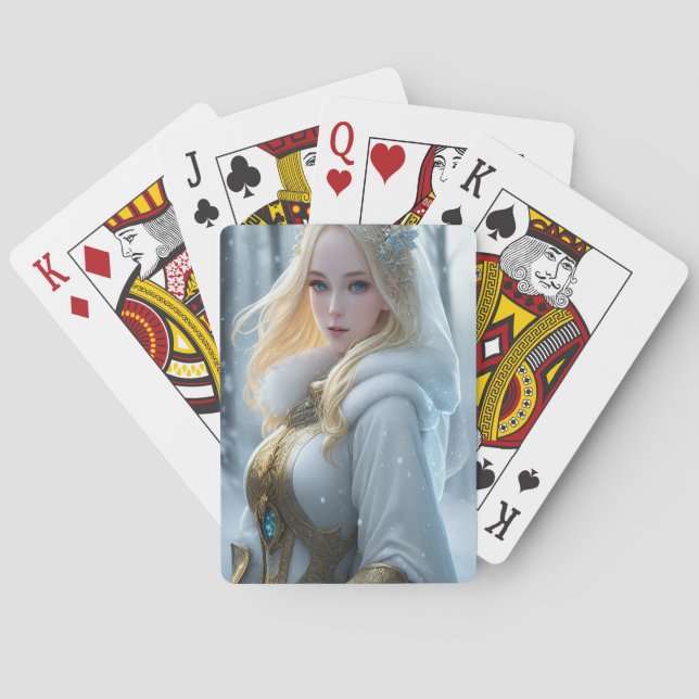 Proud Supporter of Snow Days  Poker Cards (Back)