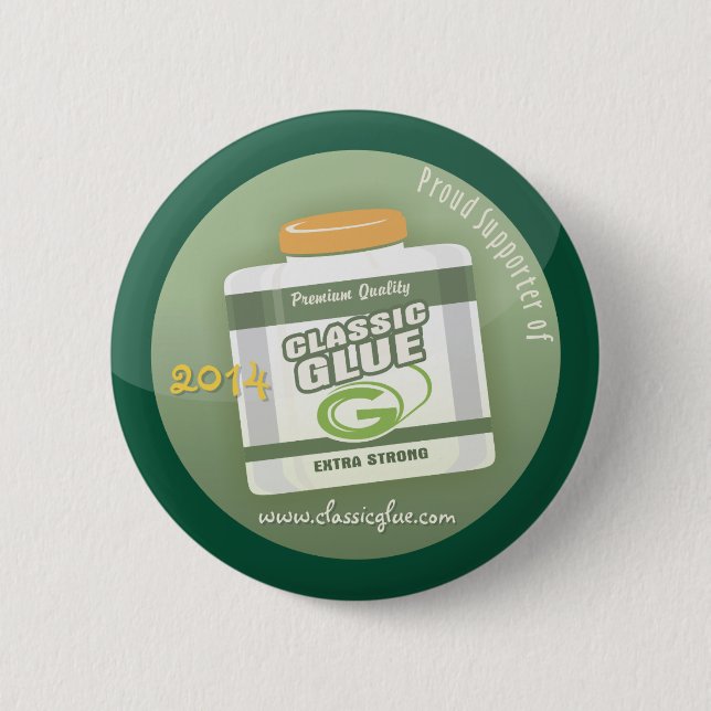 "Proud Supporter" Standard, 2¼ Inch Round Button (Front)