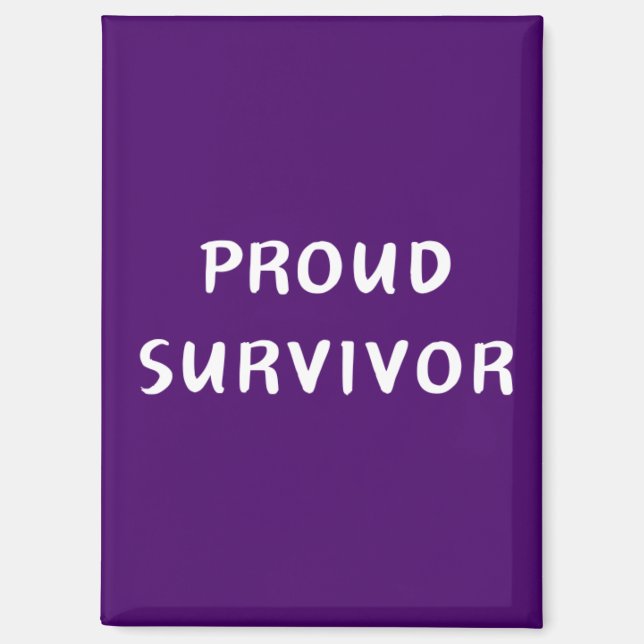 Proud Survivor - magnet (Front)