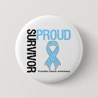 Proud Survivor - Prostate Cancer Button
