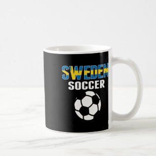 Proud Sweden Soccer Fans Jersey - Support Swedish Coffee Mug