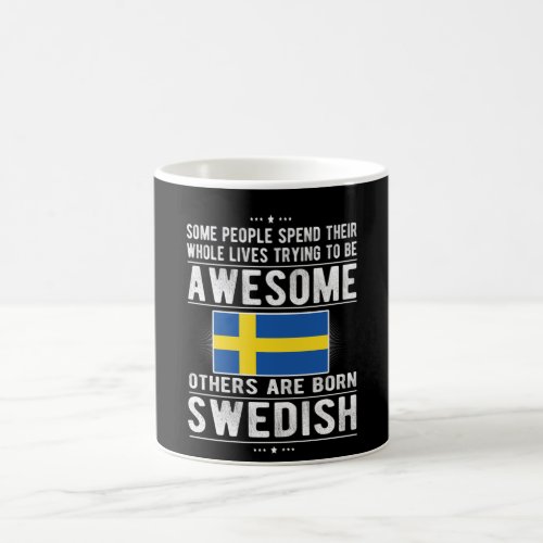 Proud Swedish Flag Sweden Heritage Swedish Roots Coffee Mug
