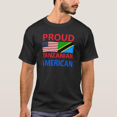 Proud Tanzanian American T_Shirt