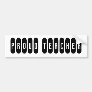 Proud Teacher Bumper Sticker