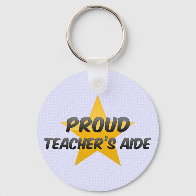 Proud Teacher's Aide Keychain (Front)
