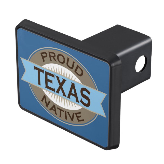 Proud Texas Native Trailer Hitch Cover (Top Right)