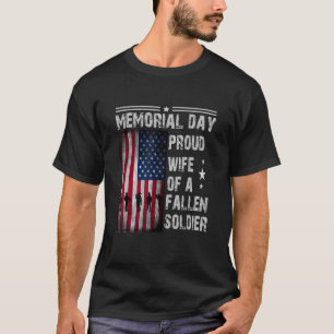 proud The Fallen Thank The Living Memorial Day Vet T-Shirt