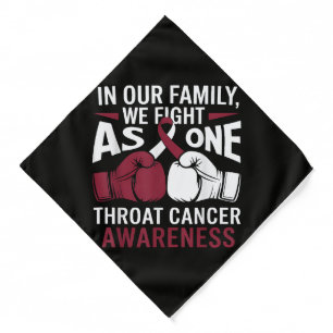 Proud Throat Cancer Survivor Inspirational Bandana