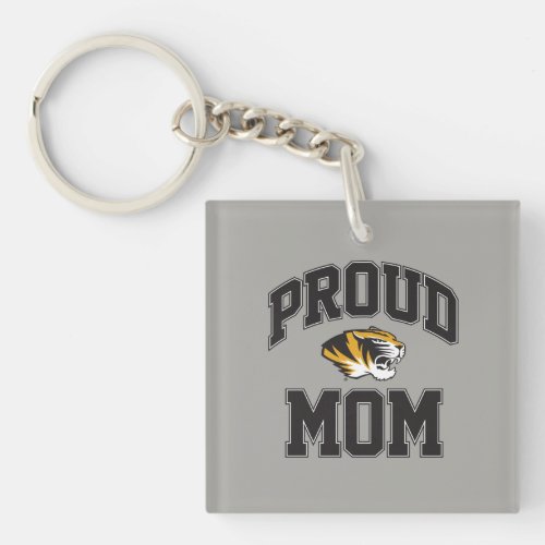 Proud Tiger Mom Keychain