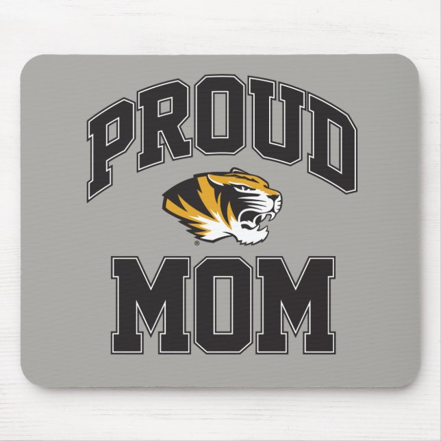 Proud Tiger Mom Mouse Pad (Front)