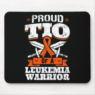 Proud Tio Of A Leukemia Warrior Uncle Awareness Bl Mouse Pad