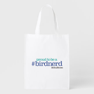 Proud to be a bird nerd grocery bag