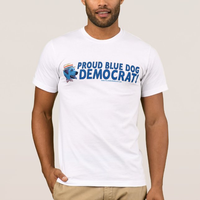 Proud To Be A Blue Dog Democrat Shirt (Front)
