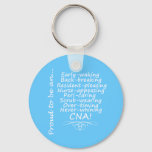 Proud To Be A Cna Keychain at Zazzle