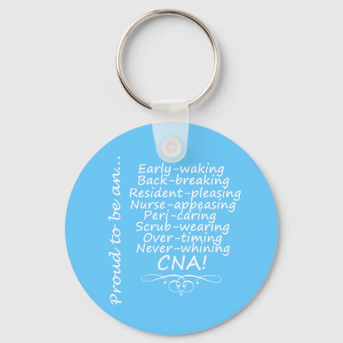 Proud to be a CNA Keychain