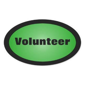 Proud to be a Dedicated Volunteer sticker