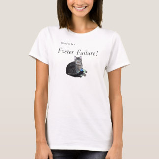 Proud to be a Foster Failure! Kitten w/sock shirt