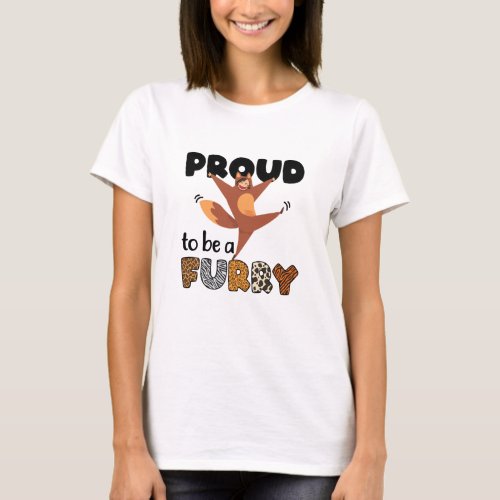 Proud to Be A Furry T_Shirt
