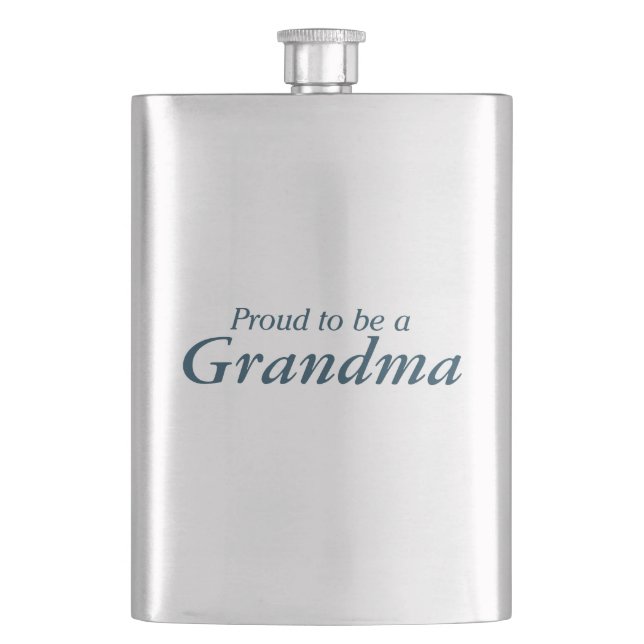 Proud to be a Grandma! Flask (Front)