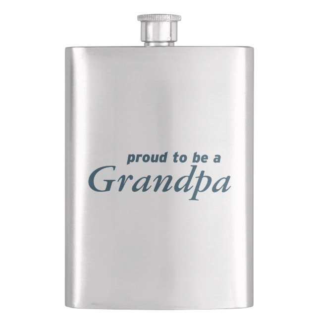 Proud to be a Grandpa! Flask (Front)