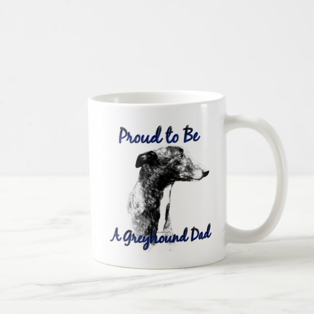 Proud to be a Greyhound Dad Mug (Right)