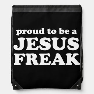 Proud To Be a Jesus Freak Drawstring Bag