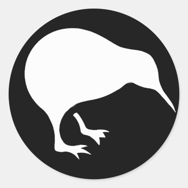 PROUD TO BE A KIWI - Classic Round Sticker, Matte Sticker (Front)