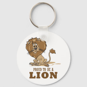 Proud To Be A Lion Keychain
